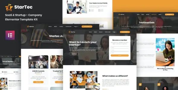 StarTec – Saas Elementor Template Kit
