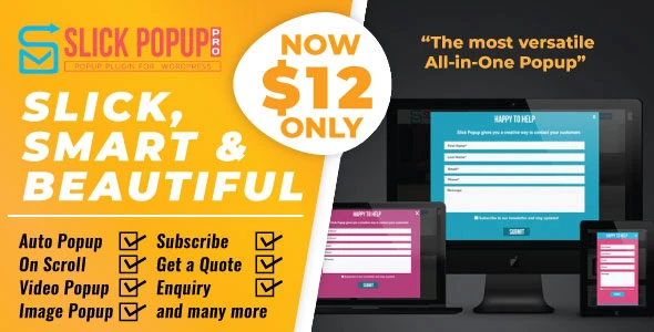 WordPress Popup Plugin – Slick Popup Pro