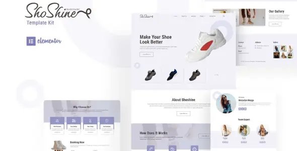 Shoshine – Cleaning Service Elementor Template Kit